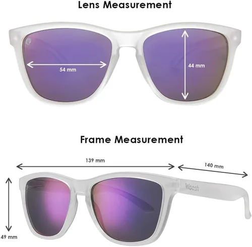Vista 3 de Lentes de sol ligeros polarizados para hombres y mujeres, unisex, para pesca, playa, correr, deportes y al aire libre