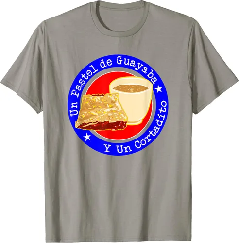 Vista 18 de Divertido desayuno cubano café guayaba guayaba café camiseta Negro