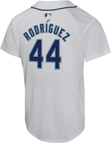 Vista 3 de Outerstuff Julio Rodriguez Seattle Mariners MLB - Camiseta blanca para jugadores caseros de 8-20