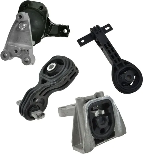 Vista 134 de TRQ Kit de montaje de motor de transmisión de motor de 5 piezas compatible con Ford Five Hundred Montego 6sp Auto AT 2005 - 2007