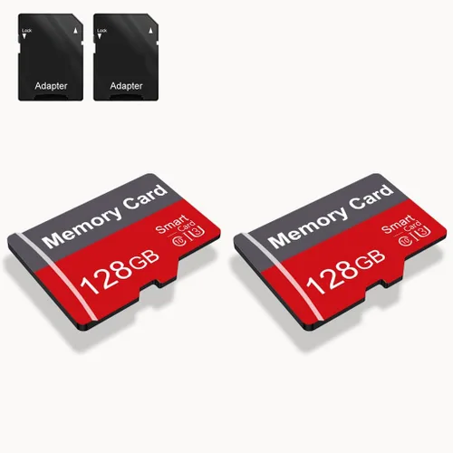 Vista 11 de 2 paquetes de tarjeta de memoria de 8 GB con adaptador, tarjeta TF de alta velocidad, tarjeta TF de memoria UHS-I C10 A1 para tableta/teléfono