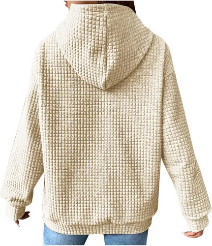 Vista 10 de SHAOBGE Sudaderas con capucha de gran tamaño para mujer, sudaderas con capucha para entrenamiento, suéteres casuales y cómodos trajes de moda