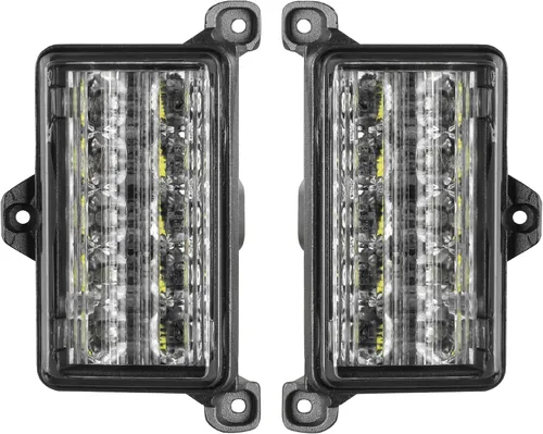 Vista 2 de Oracle Iluminación 5915-JT-023: Módulo LED inversa ámbar/blanco de doble función para Jeep Gladiator Jt luces traseras empotradas