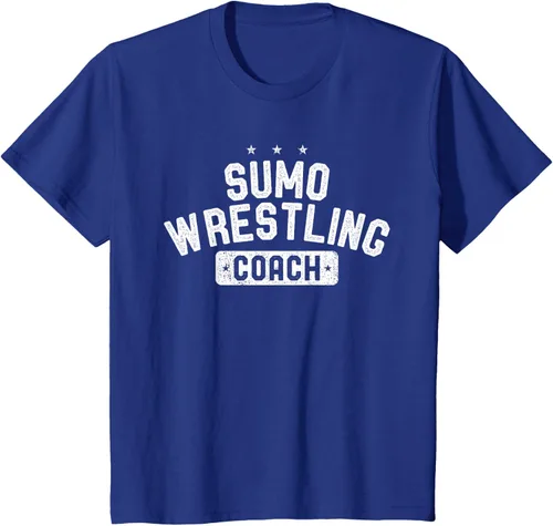 Vista 62 de Camiseta vintage de lucha libre Sumo Entrenador de lucha libre, Negro, S