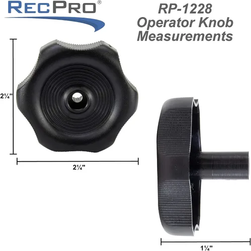 Vista 4 de RecPro Ventana RV y perilla de ventilación Eje de 1 pulgada 20345 Incluye tornillo