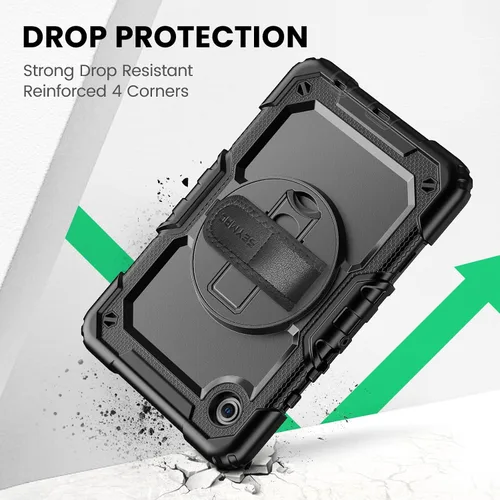 Vista 7 de SEYMAC Funda protectora resistente a prueba de golpes para Samsung Galaxy Tab A9 de 8.7 pulgadas 2023 (SM-X110/X115/X117), resistente a prueba