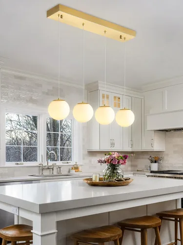Vista 61 de ykolupty Lámpara colgante negra de 1 luz moderna de globo de vidrio gris ahumado, luces colgantes para isla de cocina, luces colgantes ajustables