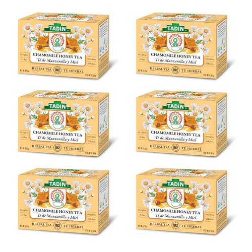 Vista 4 de Tadin Herb & Tea Co. Té herbal de Moringa, sin cafeína, 24 bolsitas de té, Paquete de 6