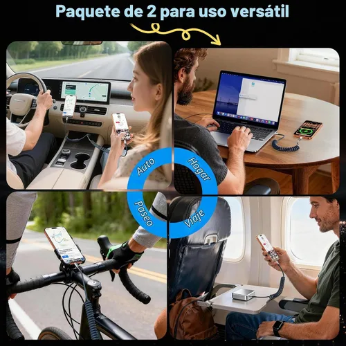 Vista 4 de Quickeep Cable USB C de 3 pies, paquete de 2 cables de carga USB C a USB C