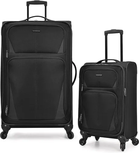 Vista 17 de U.S. Traveler Aviron Bay - Equipaje extensible con ruedas giratorias, Color verde azulado.), US08125E23