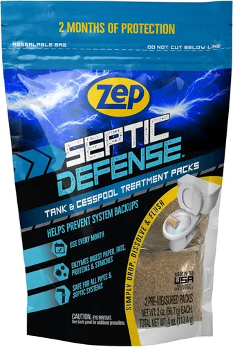 Vista 2 de Zep ZSTP6-6-pack Tratamiento séptico concentrado (caja de 6) seguro para todos los sistemas sépticos