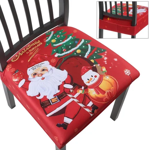 Vista 35 de SearchI Juego de 2 fundas de asiento para sillas de comedor, cubiertas