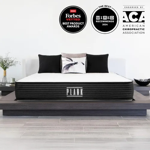 Vista 2 de Brooklyn Bedding Colchón individual de 10 pulgadas de tablón firme Top de enfriamiento