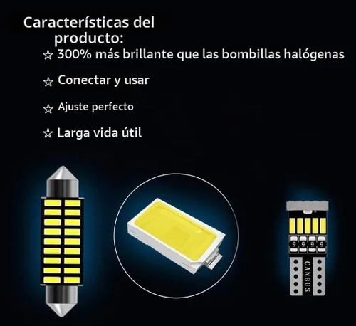 Vista 5 de AWALITED 10 piezas Kit de luces LED interiores RAM 1500 Super brillantes Bombillas LED para mapa y cúpula para 2003 2004 2005 2006 2007 2008 Dodge