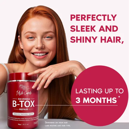 Vista 4 de I Belli Capelli Ravenna Kit - Reparación de B-tox para el cabello + champú