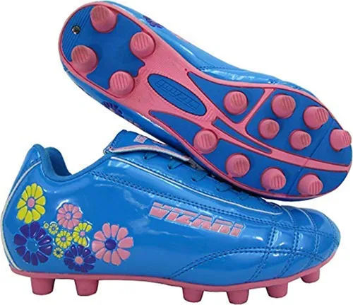 Vista 10 de Zapato de fútbol de Vizari Blossom FG, niño pequeño Rosado/Azul
