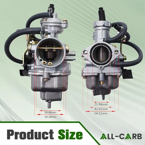 Vista 2 de marddpair Repuesto de carburador para Honda Recon 250 TRX250 2x4 1997-2001 / Recon 250 TRX250TE TRX250TM 2x4 ES 2002-2019 16100-HM8-B61 Carb