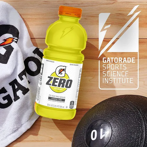 Vista 7 de Gatorade Zero Sugar Thirst Quencher - Paquete variado de tres sabores, botellas de 20 onzas líquidas (paquete de 24)