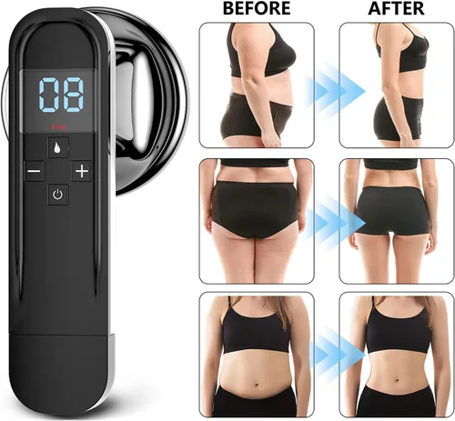 Vista 4 de Masajeador eléctrico para celulitis, masajeador corporal inalámbrico con múltiples modos, adecuado para abdomen, cintura, brazos, piernas y glúteos