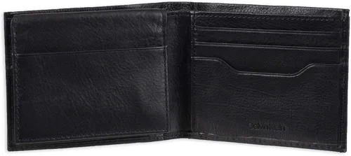 Vista 5 de Calvin Klein Cartera plegable minimalista RFID de cuero para hombre
