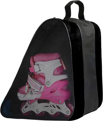 Vista 5 de Peyorom Bolsas de patinaje, ideales para patines de patinaje, patines de hielo, patines cuádruples, patines en línea, patines de patinaje, patines