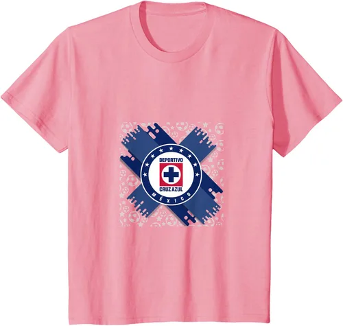 Vista 35 de Camiseta con logotipo de CAZ, Azul / Patchwork, S