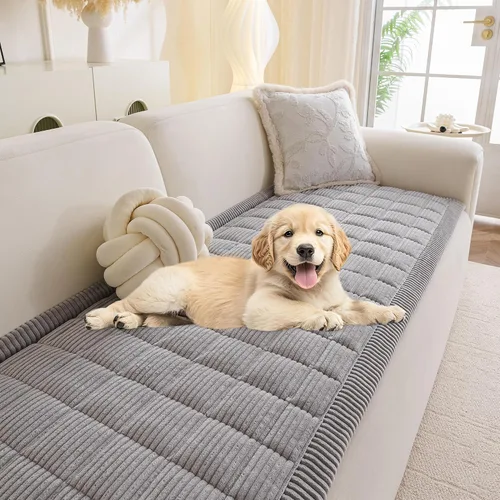 Vista 15 de MYSKY HOME Funda de Sofá para Perros Lavable, Fundas de Sofá para Perros, Funda Protectora de Sofá Antideslizante Lavable Alfombrilla para Perros