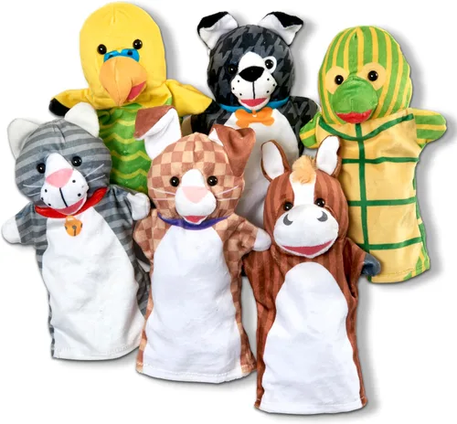 Vista 7 de Melissa & Doug Marionetas de mano Pet Buddies (6 piezas)