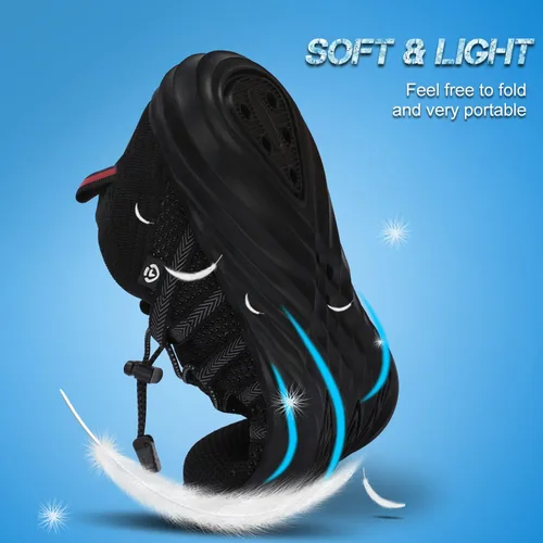 Vista 5 de VIFUUR Zapatos de agua para hombre y mujer, zapatos deportivos para playa, surf, caminar, kayak, barco, piscina