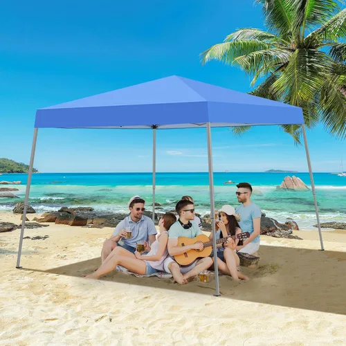 Vista 7 de GDY Toldo para exteriores de 10 x 10 pies, carpa desplegable portátil, toldo plegable instantáneo, toldo impermeable para patio, toldo impermeable
