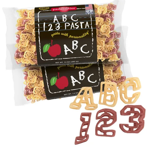 Vista 19 de Pastabilities Pasta con forma divertida para niños, pasta Let's Go Crabin', tema de animales de cangrejo, estrellas de mar y sol, pasta de trigo