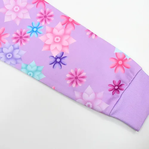 Vista 5 de Mirabel Luisa - Chaqueta con capucha estampada con cremallera y bolsillos para niñas