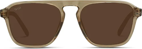 Vista 2 de WMP Eyewear - Gafas de sol modernas estilo aviador polarizadas estilo cuadrado para hombre