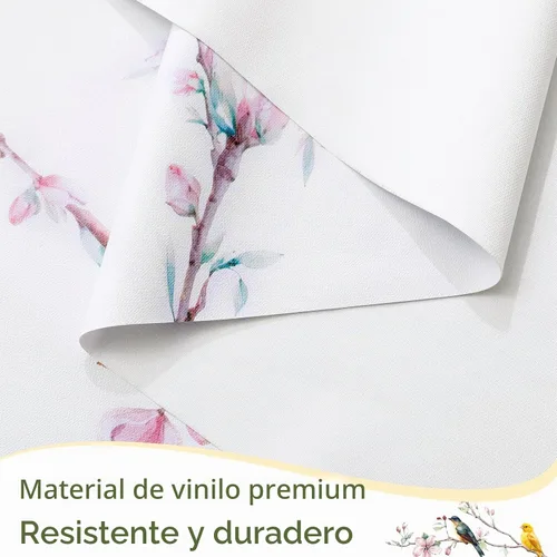 Vista 8 de Romanstile Mantel cuadrado de vinilo de verano, mantel de plástico impermeable a prueba de aceite, para exteriores, mantel de vinilo resistente