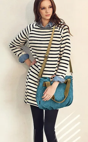 Vista 8 de CY Bolsa de lona casual para mujer