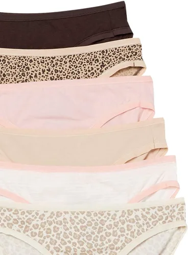 Vista 5 de Tienda Essentials Women's Cotton Bikini Brief Underwear (Available in Plus Size), Multipacks