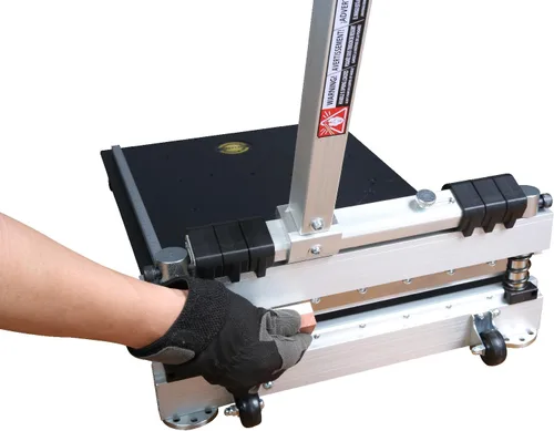 Vista 8 de CUTTEREX Heavy Duty 13" profesional cortador de piso de vinilo, pisos multicapa, parquet, paneles de pared de fibrocemento, base cóncava de goma