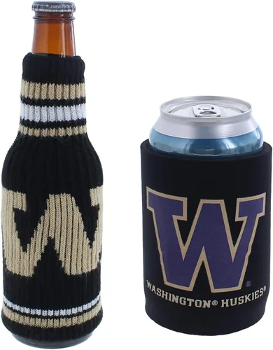 Vista 126 de College Team Color Logo Can & Bottle Holder Insulator Beverage Cooler Set