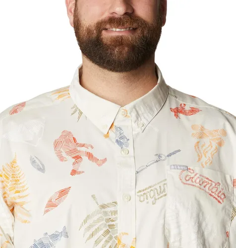 Vista 9 de Columbia Men's Rapid Rivers Printed Short Sleeve Shirt