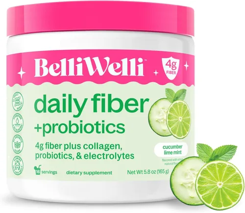 Vista 16 de BelliWelli Suplemento de fibra para mujeres y hombres – Polvo de fibra diaria premium de acacia orgánica con colágeno añadido, electrolitos