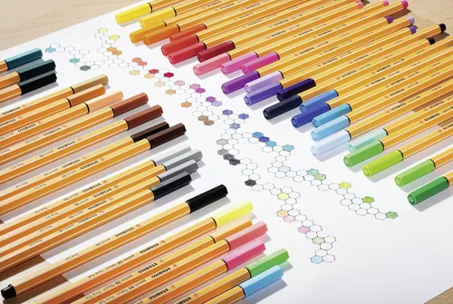 Vista 5 de STABILO Fineliner point 88 - Pack of 3 - Black