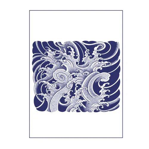 Vista 5 de Tatuajes temporales - Adhesivo grande, tótem grande, brazo de dragón, tatuaje de transferencia, papel en aerosol, diseños impermeables (estilo 11)