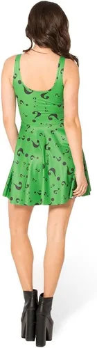 Vista 5 de Vestido Sister Amy con estampado, elástico sin mangas y transpirable, estilo camisola o patinadora, para mujer