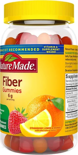 Vista 11 de Gomitas de fibra natural para adultos, 90