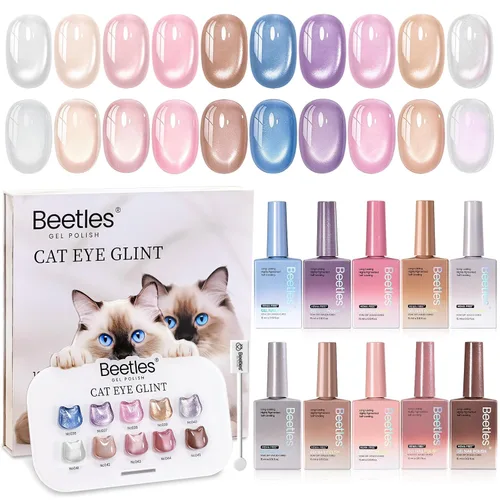 Vista 13 de Beetles - Juego de 44 esmaltes de uñas de gel, colección Colorful Muse, 36 0-0 Musa colorida