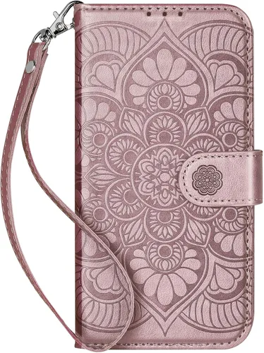 Vista 11 de Funda tipo cartera para iPhone XR, [bloqueo RFID] Soporte para 3 tarjetas con ranura para tarjeta de crédito Funda protectora magnética de piel Azul