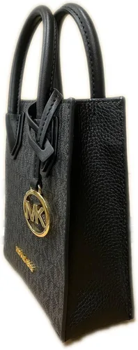 Vista 2 de Michael Kors Mercer - Bolso bandolera de piel con guijarros extra pequeño