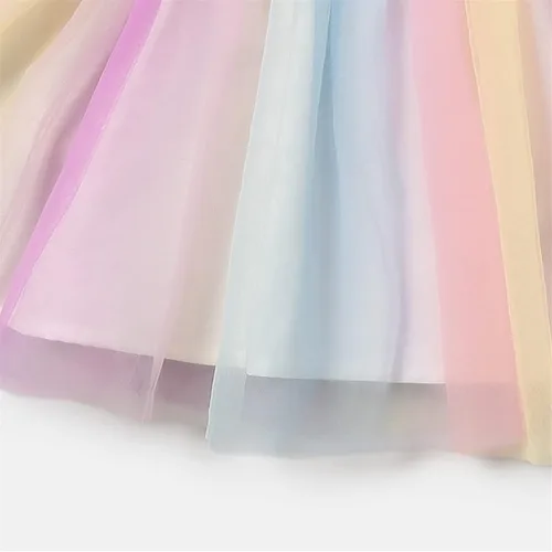 Vista 5 de PATPAT Infant Baby Girl Dresses Short Sleeve Tutu Dress Tulle Dress Flower Girl Party Birthday Princess Dresses