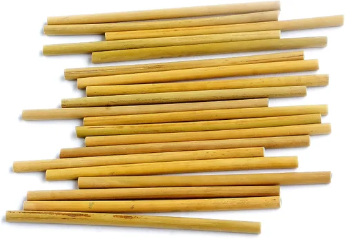 Vista 2 de IA Crafts Palitos de bambú, 120 suministros de bambú natural, 5.7 pies 5.9 pies de largo, 0.20 a 0.24 pies de diámetro, perfectos para proyectos