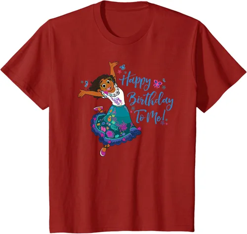Vista 28 de Disney Camiseta Encanto Mirabel Madrigal ¡Feliz cumpleaños a mí! Negro